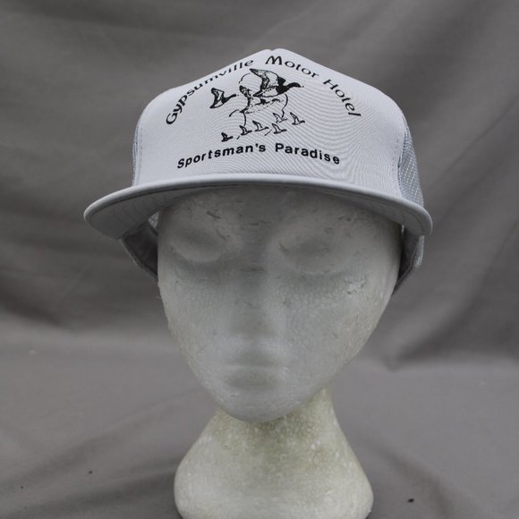 Vintage Screened Trucker Hat - Gypsumville Motor Hotel - Adult Snapback - Picture 1 of 8